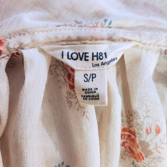 I Love H81 Los Angeles 100% Silk Tank Blouse - Picture 2 of 6